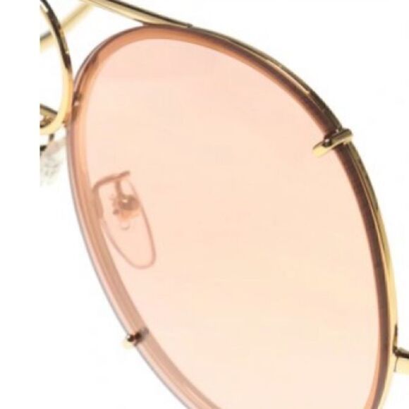 CHLOE Romie 59mm Semi-Rimless Aviator Sunglasses - Picture 4 of 8